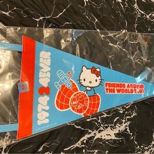 Sanrio Hello Kitty 2019 friends around the world Pennant Flag